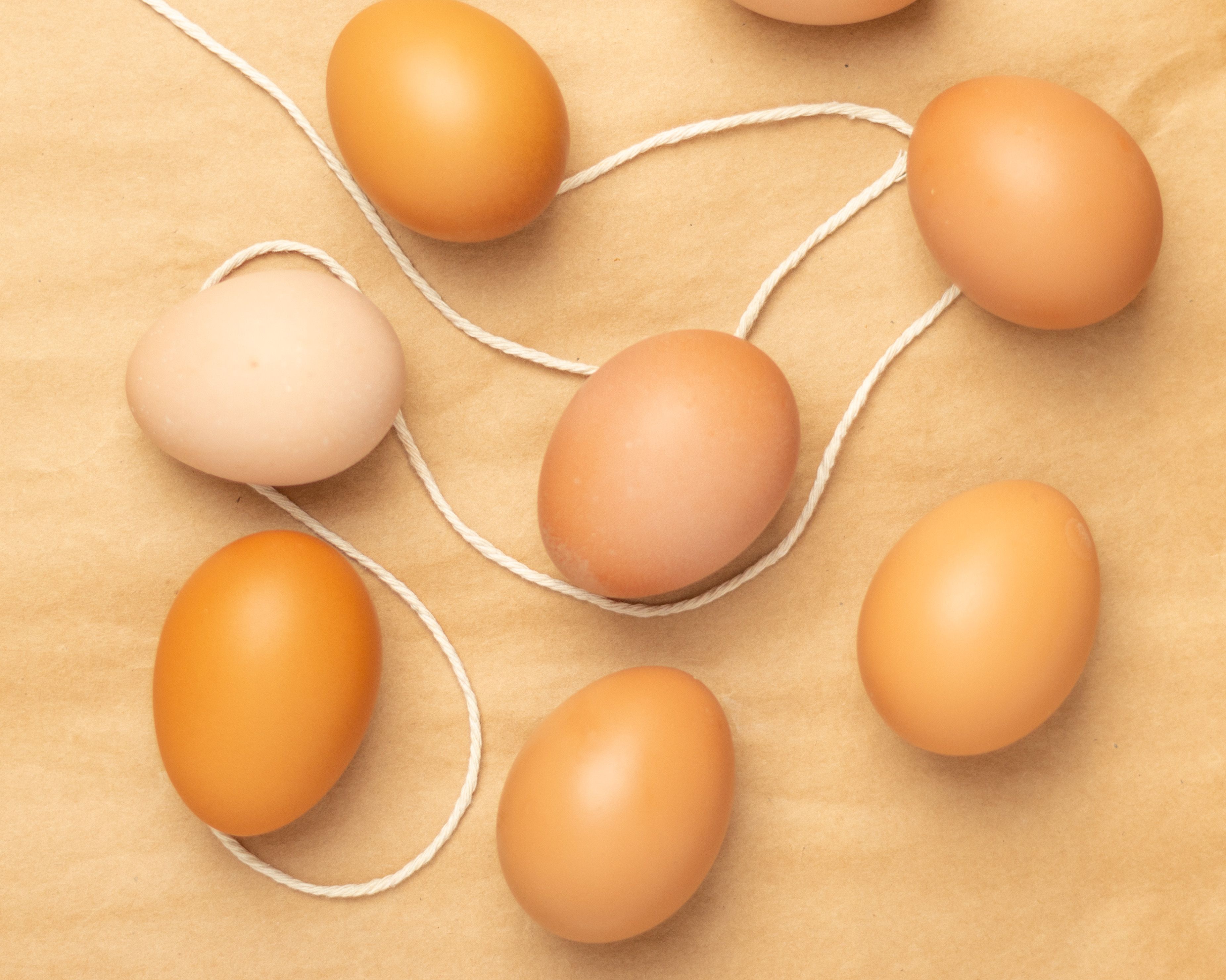 Ingredientes frescos para receta de huevos