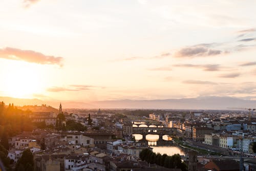 Aerial View of a City