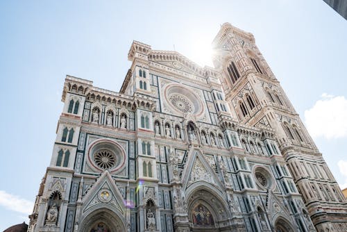 Facade of Gothic Cathedral