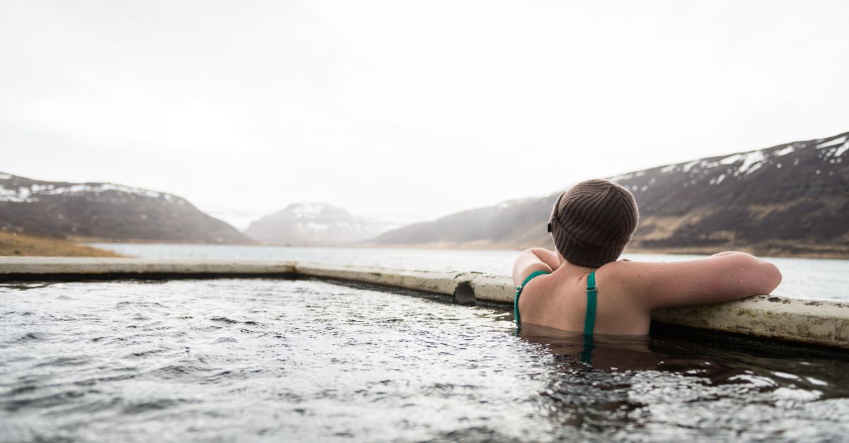 Montana mountain hot springs, rustic soaking pool, wilderness thermal springs