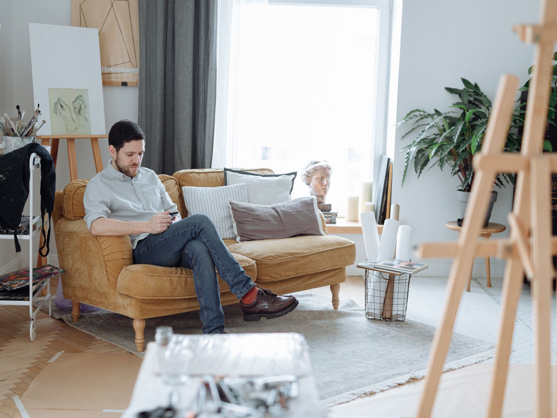 Interior Painting in Brixton — woodwork brushed to a crisp, smooth line