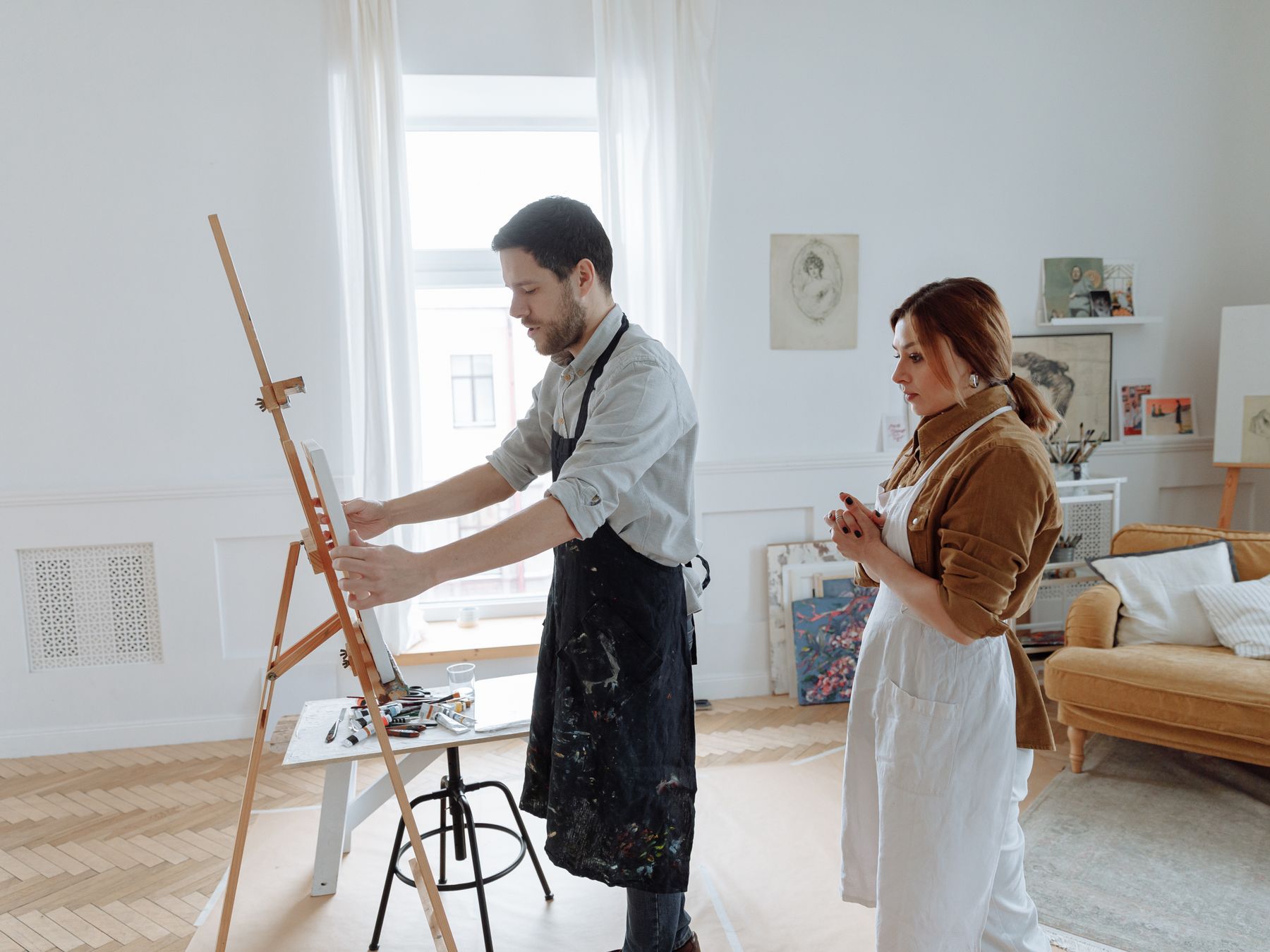 House Painting in Crofton Park — surfaces prepped and cut in by hand