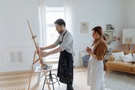 Free stock photo of 2 person, adult, art therapy