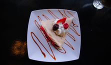 White Ice Cream on White Ceramic Plate