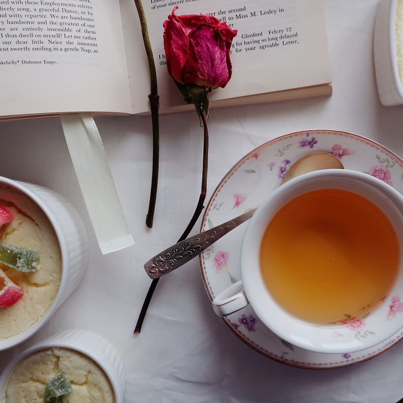 Rose Water Cardamom Pudding