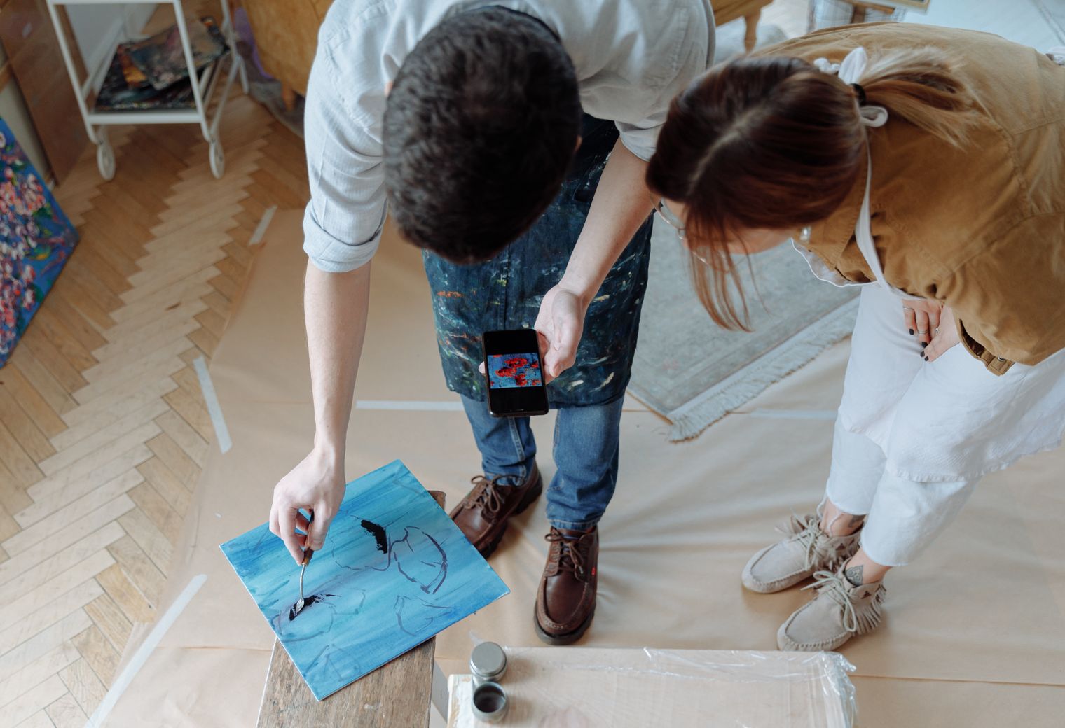 House Painting in Rainham — walls rolled to an even, flat finish