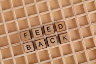 Letters on Wooden Cubes