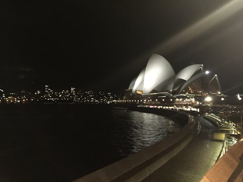 Základová fotografie zdarma na téma austrálie, sydney opera house v noci