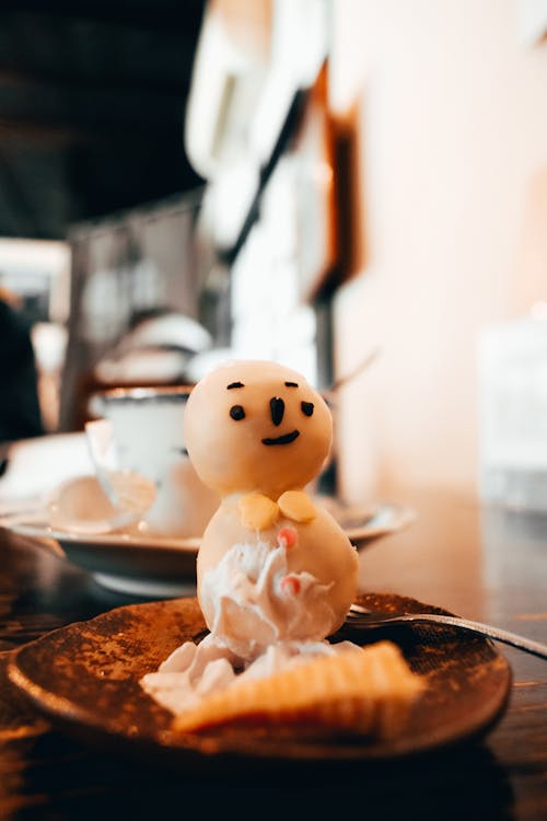 Free stock photo of cold, dessert, snowman