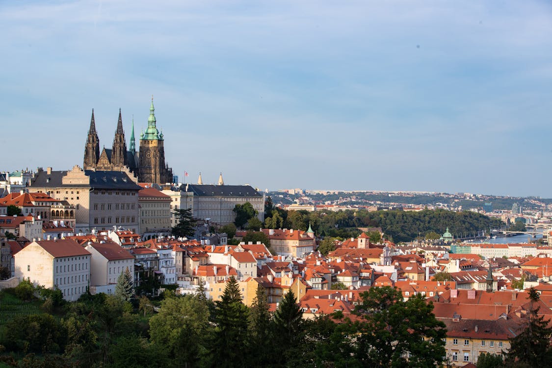 Aerial View of City