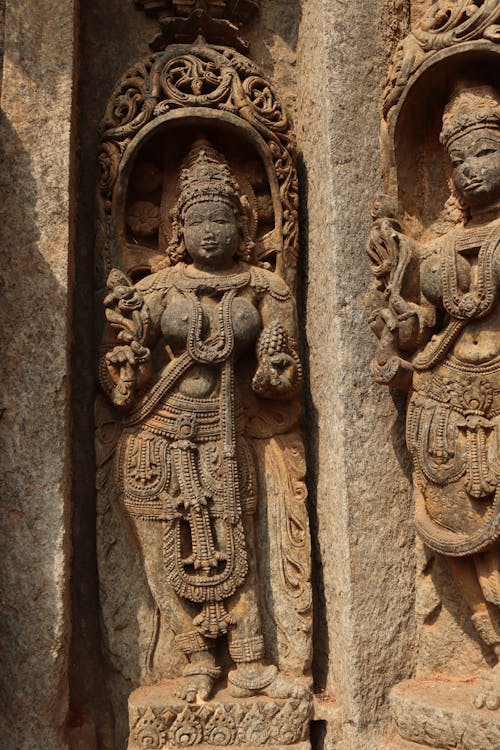 halebeedu, 印度, 垂直拍摄 的 免费素材图片