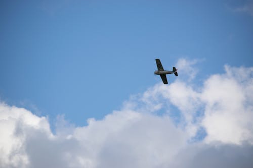 Free stock photo of airplane, backgrounds, blue