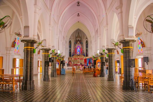 Shrine of Our Lady of Ransom Church in Kanyakumari, India
