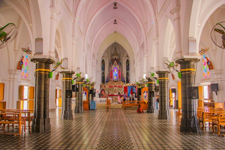 Shrine Of Our Lady Of Ransom Church In Kanyakumari, India