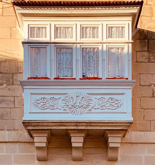 Free stock photo of maltese balcony Stock Photo