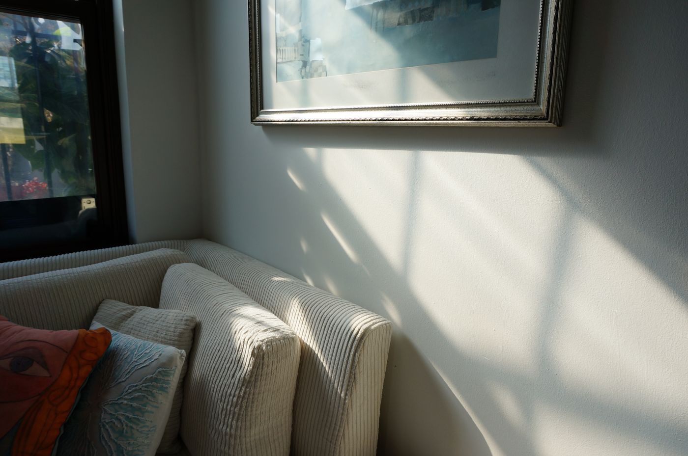 A calm, dry home in warm morning light