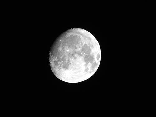 grátis Lua Cheia Branca Foto profissional