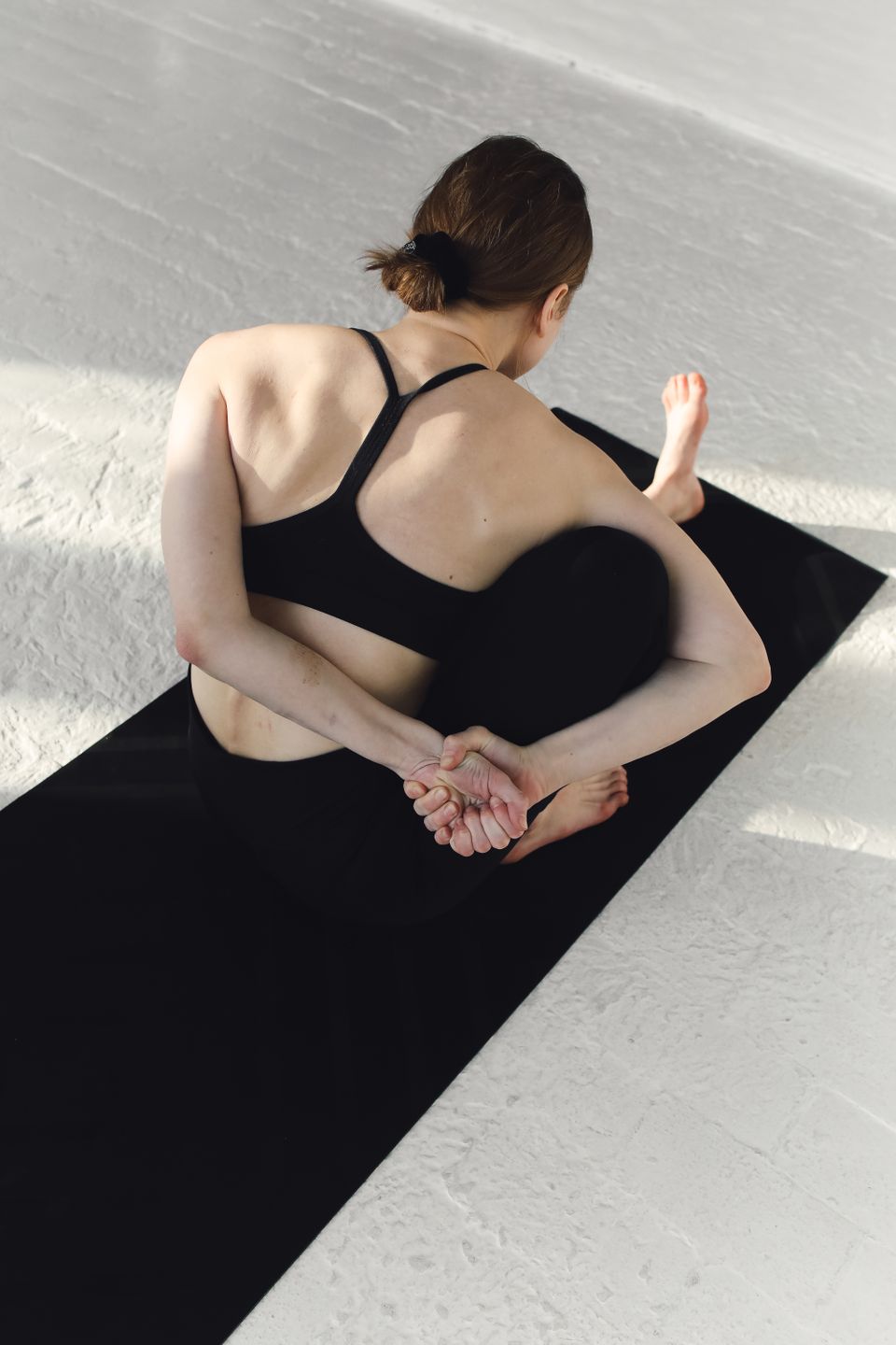 Illustration : Yoga en intérieur