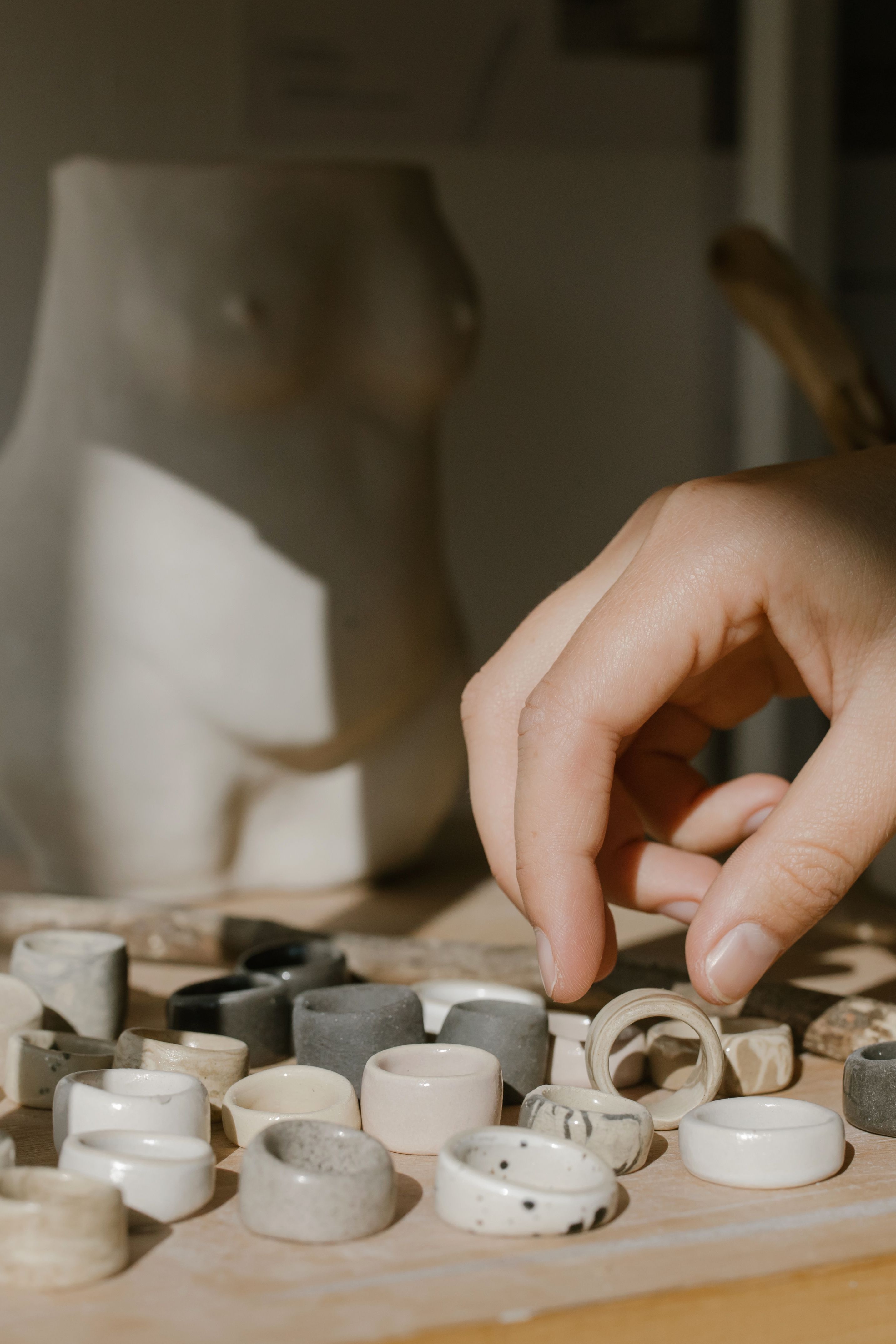 Rings Made of Ceramic · Free Stock Photo