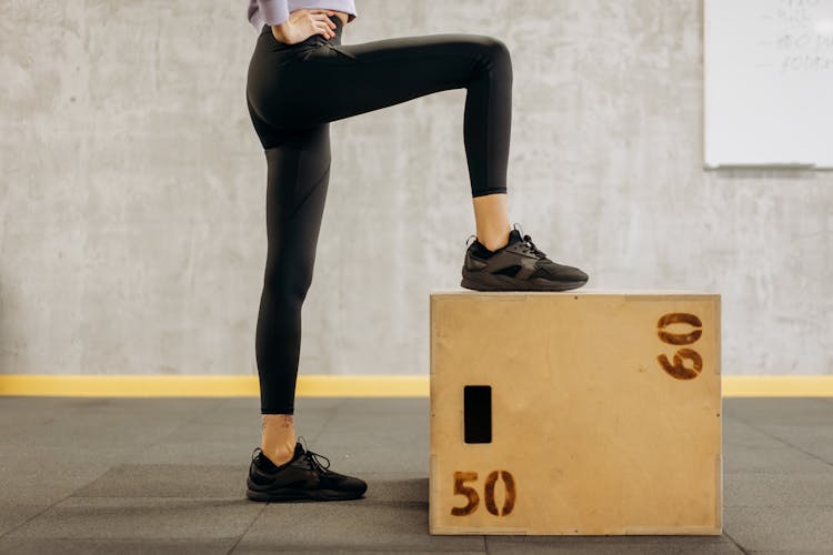 Woman Doing Feet Exercise