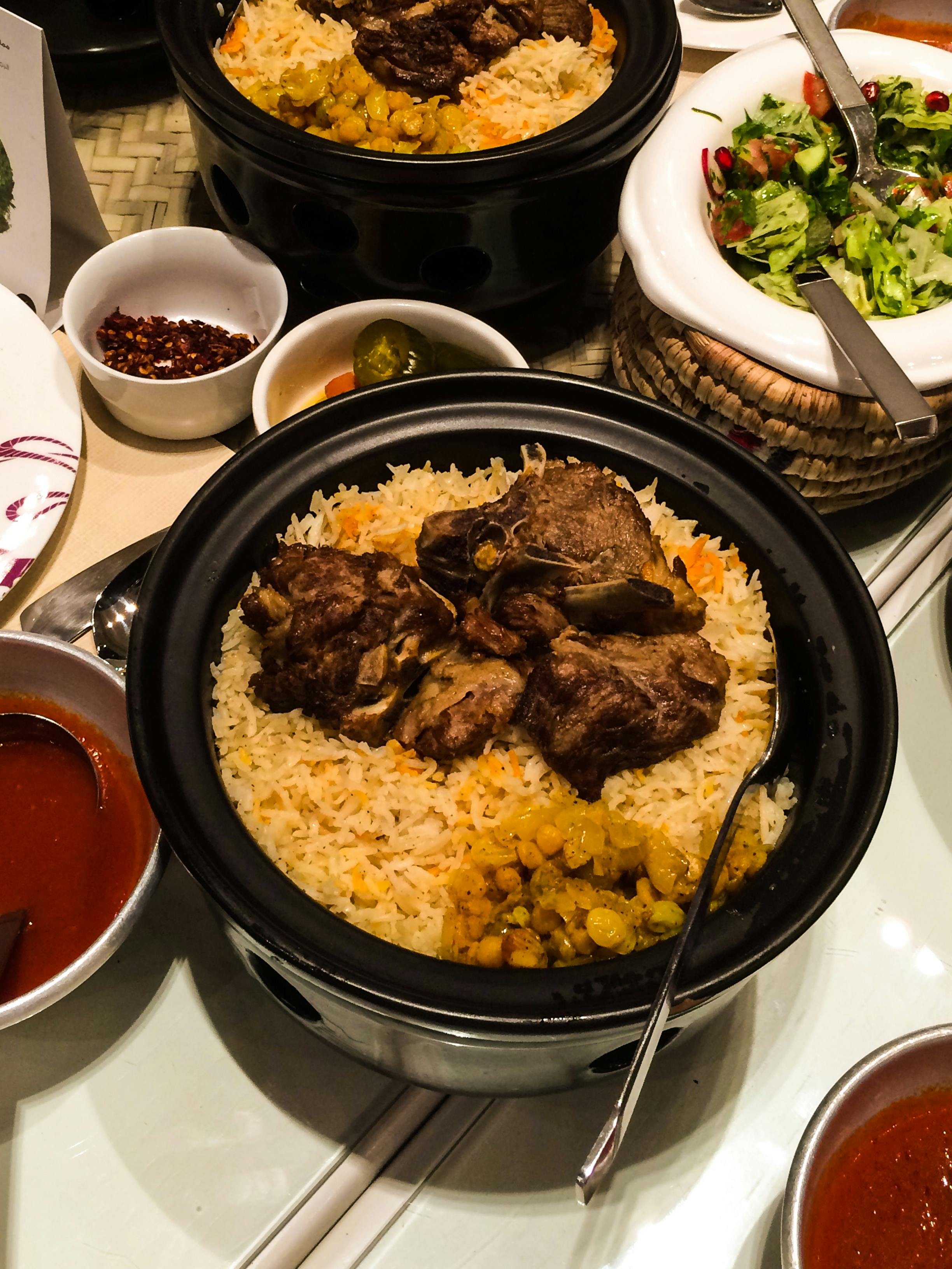 Free stock photo of cooked rice, food, meat