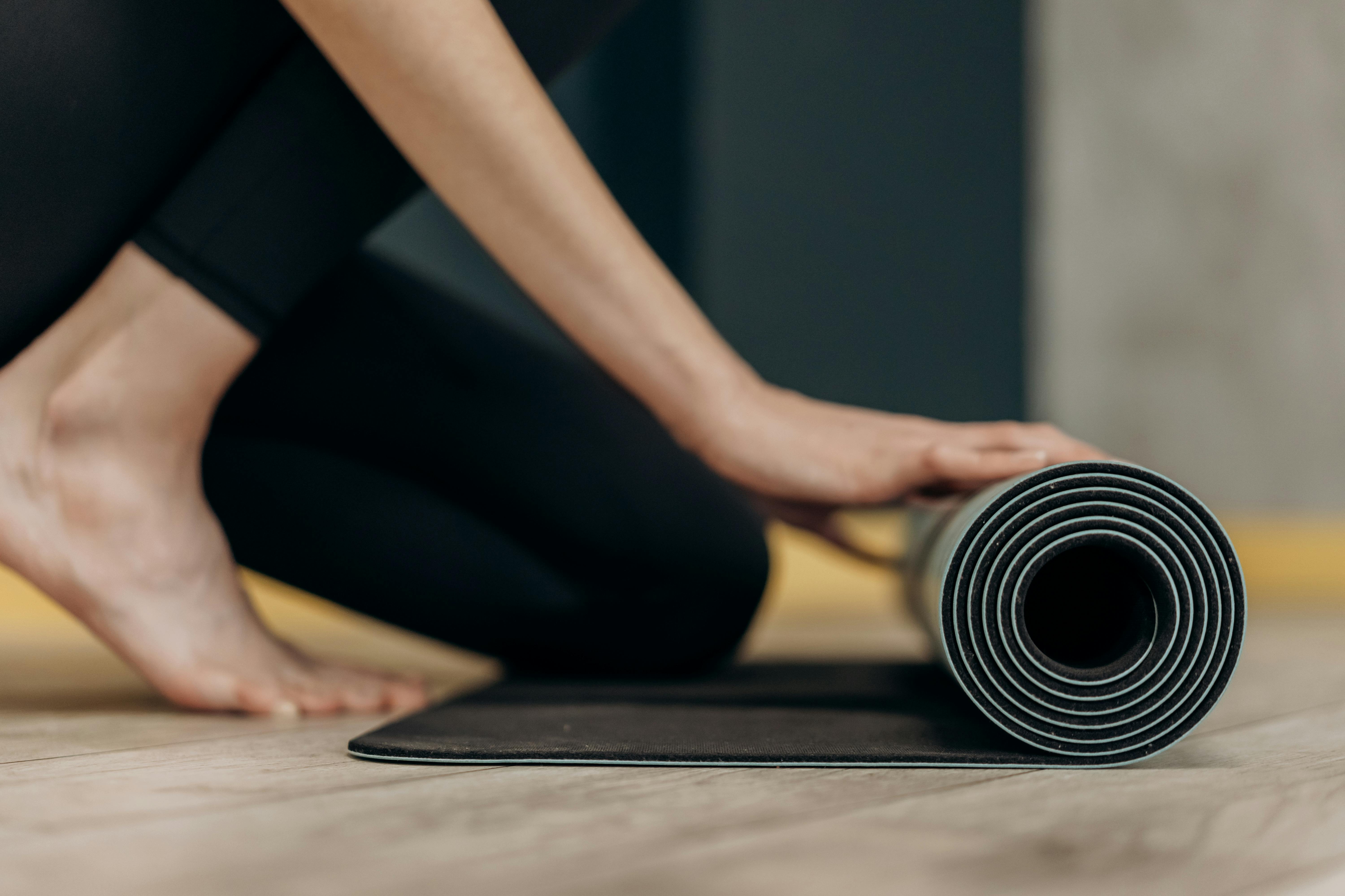 Rolled Yoga Mat Images – Browse 14,319 Stock Photos, Vectors, and Video