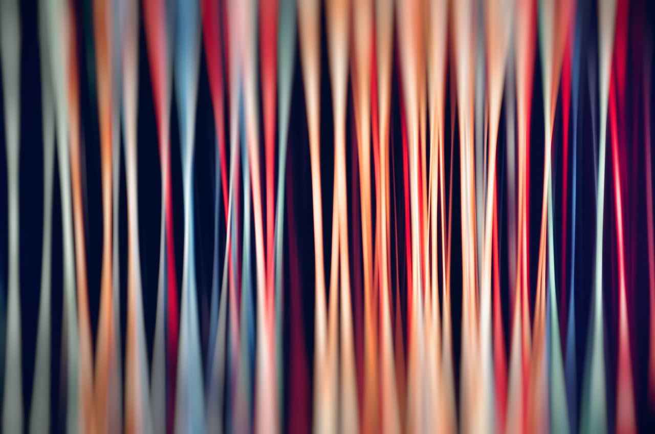 vibrant abstract design with flowing multicolored wavy lines for creat