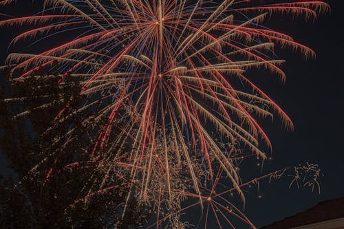 Immagine gratuita di celebrazione, cielo notturno, fuochi d'artificio