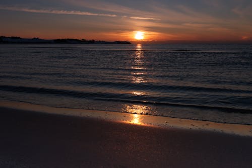 Free Δωρεάν στοκ φωτογραφιών με άμμος, Ανατολή ηλίου, αντανάκλαση Stock Photo