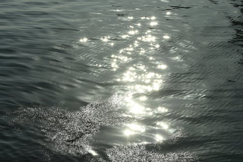 Бесплатное стоковое фото с над морем, поверхность моря