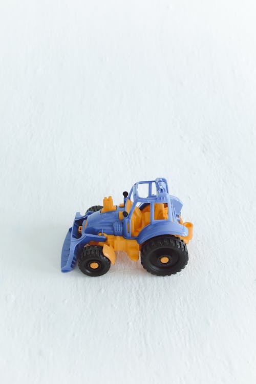 A Blue and Yellow Toy Truck