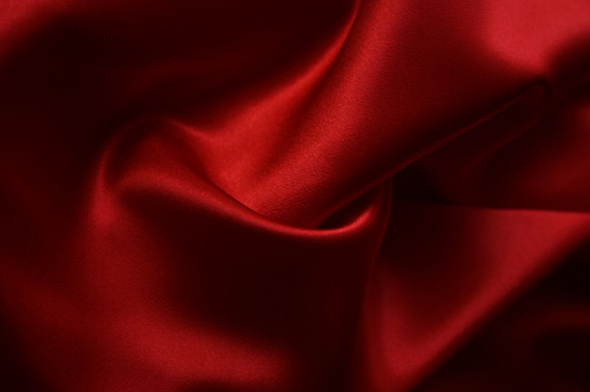 Softly draped fabric