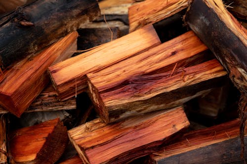 Kostenloses Stock Foto zu braun, brennholz, glatt