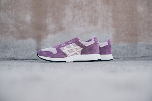 Purple and White Rubber Shoes