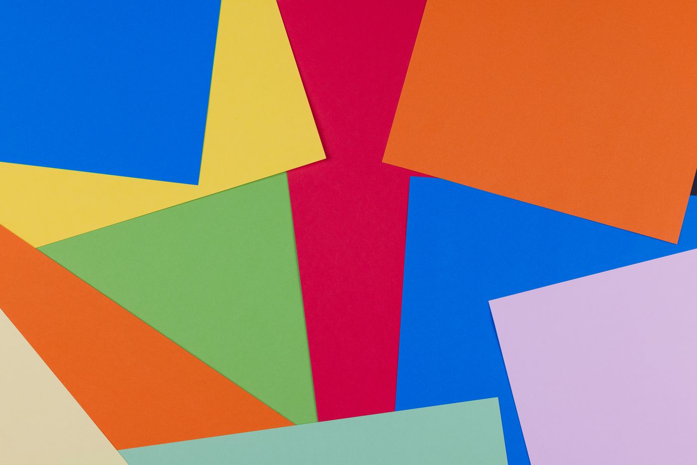 Colorful geometric paper composition by Engin Akyurt on Pexels