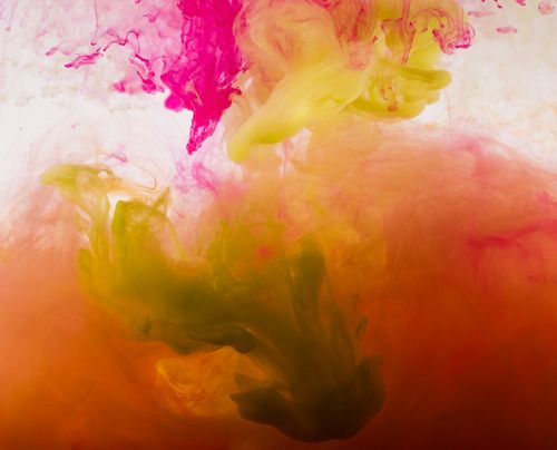 Free Colorful abstract inks seamlessly blend, creating a dynamic swirl of motion and creativity. Stock Photo