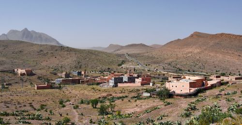 Free Explore the arid landscape of a remote mountain village in Souss-Massa, Morocco. Stock Photo