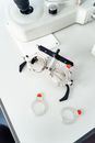 Close Up Photo of a Optical Trial Lens Frame