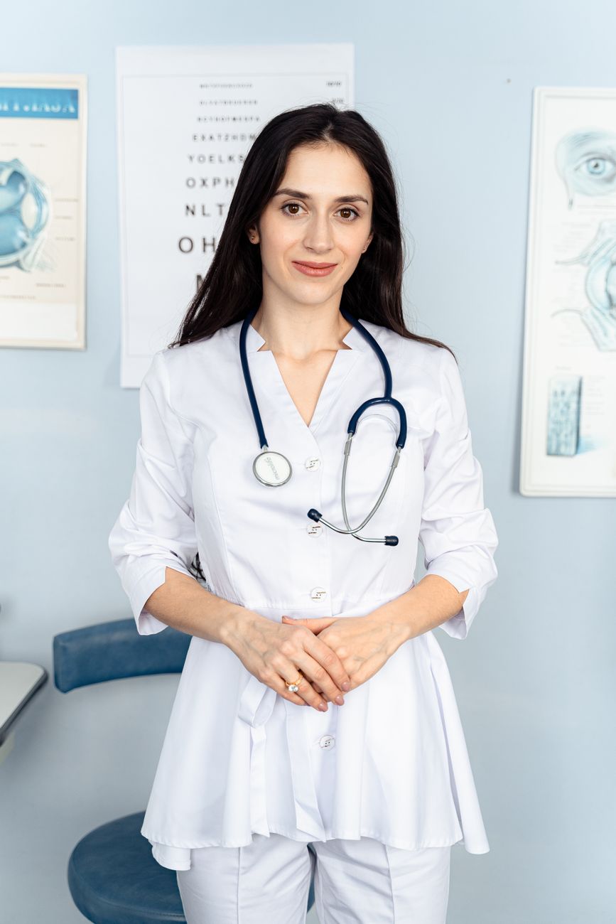 Example healthcare sector website template inside the Blaxn AI website builder