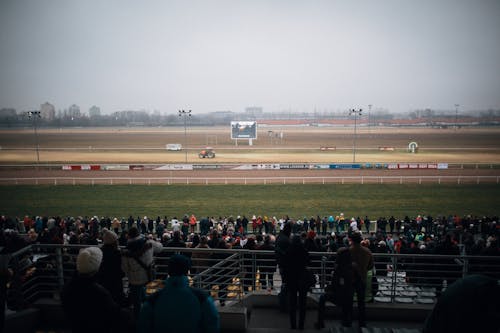 People Watching Horse Racing