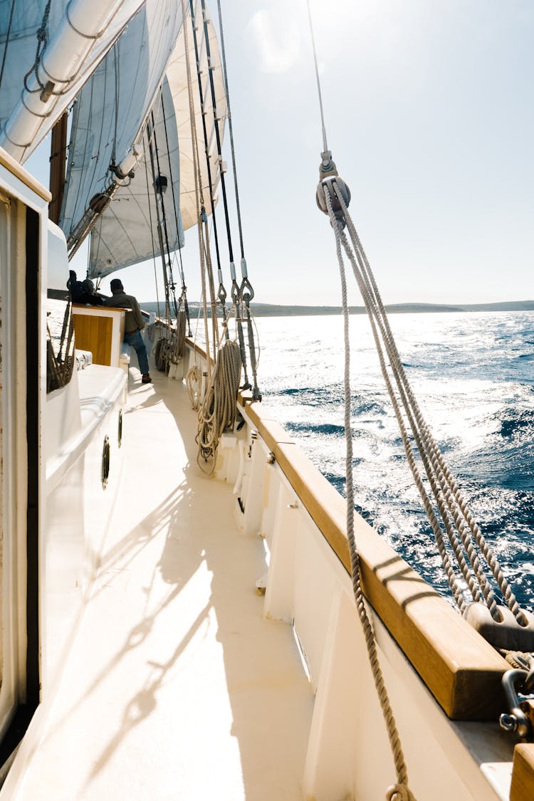 Walkway On A Sailboat