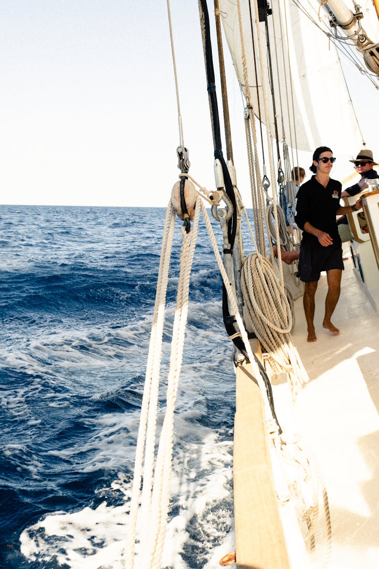 People On A Sailboat 