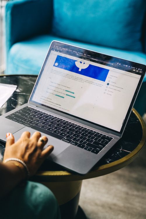 Person Using Laptop · Free Stock Photo