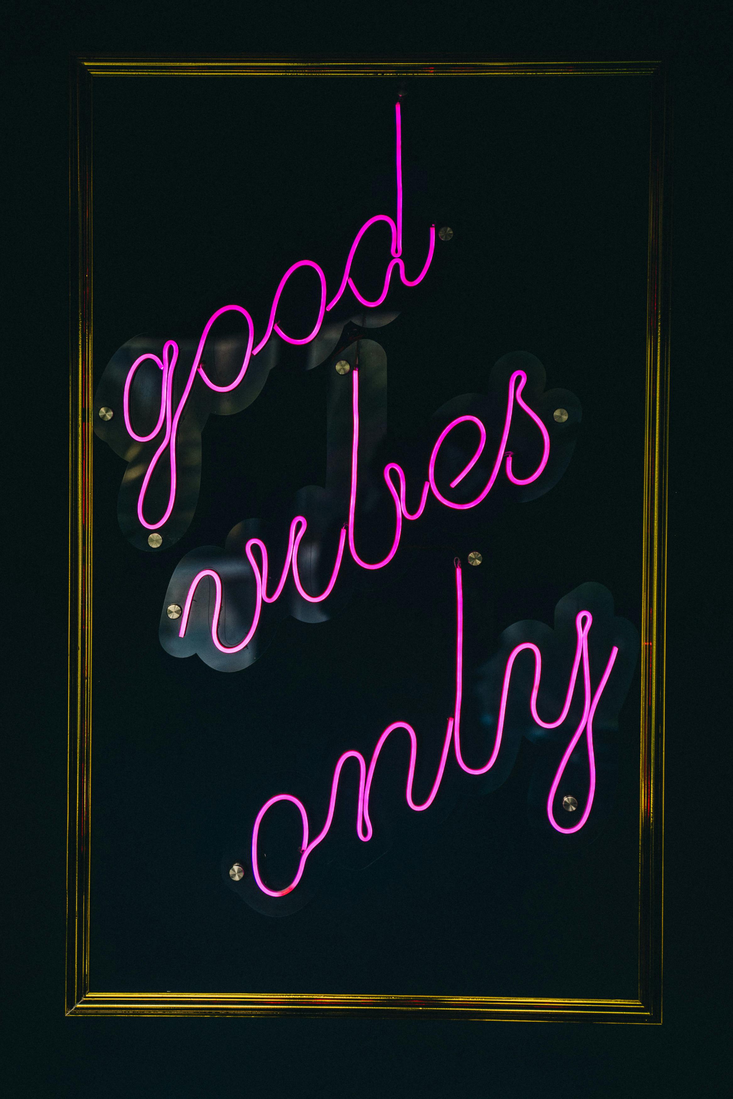 Good Vibes Only Wallpaper Free Stock Photo