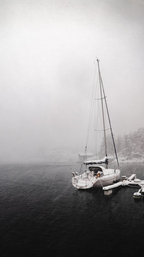Photos gratuites de bateau, brouillard, climat