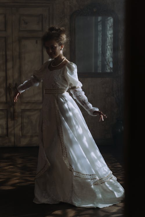 A Woman in a White Dress 