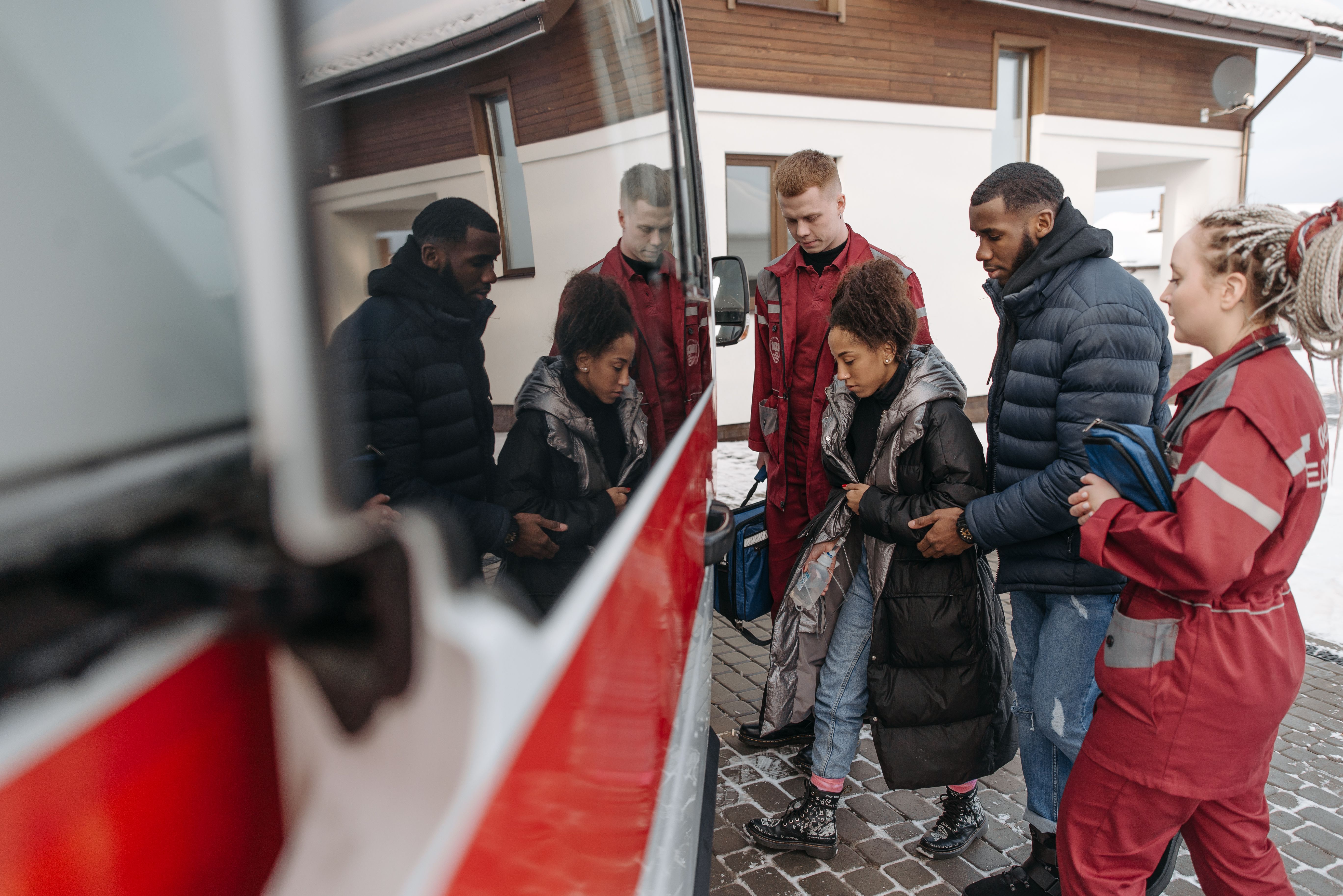 medical assistance team in Europe helping a student traveler - student travel insurance