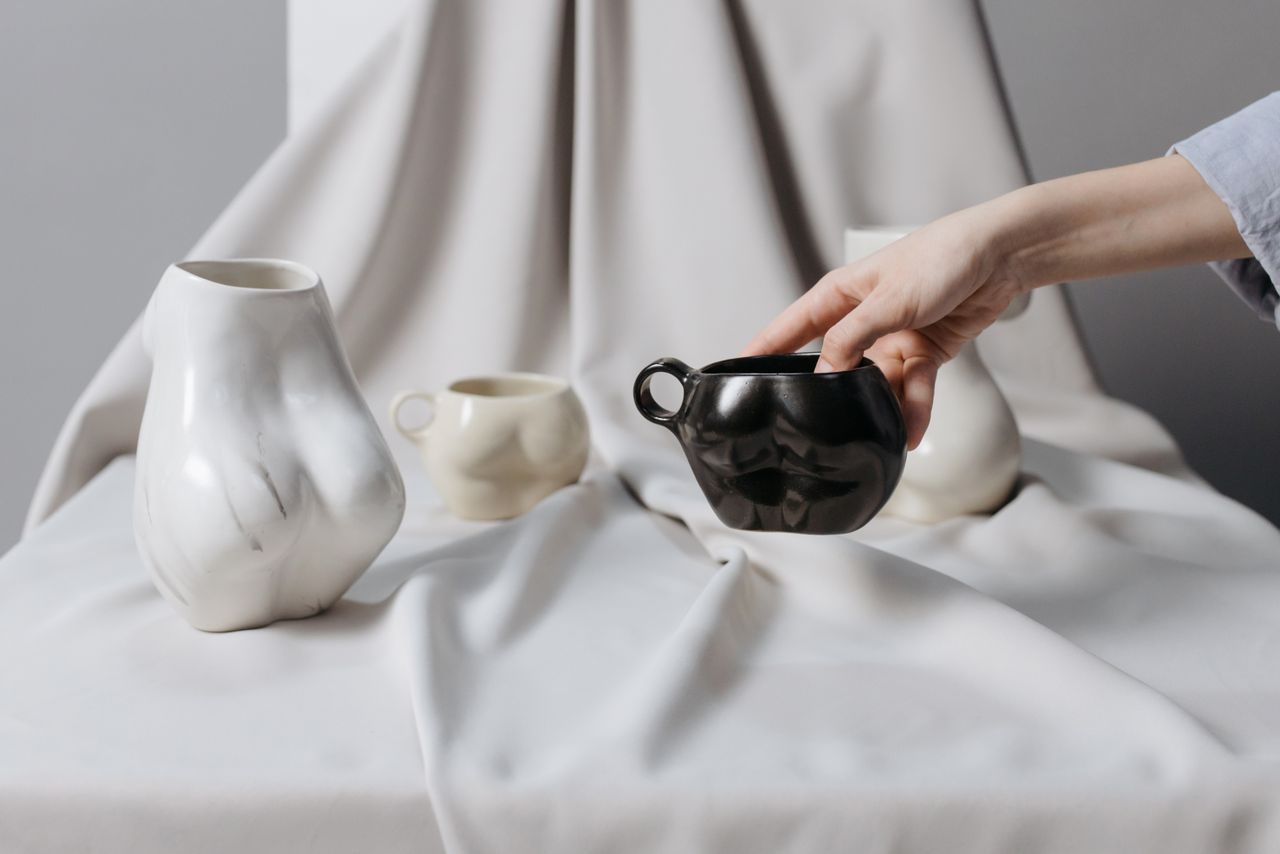 Handmade ceramic mug