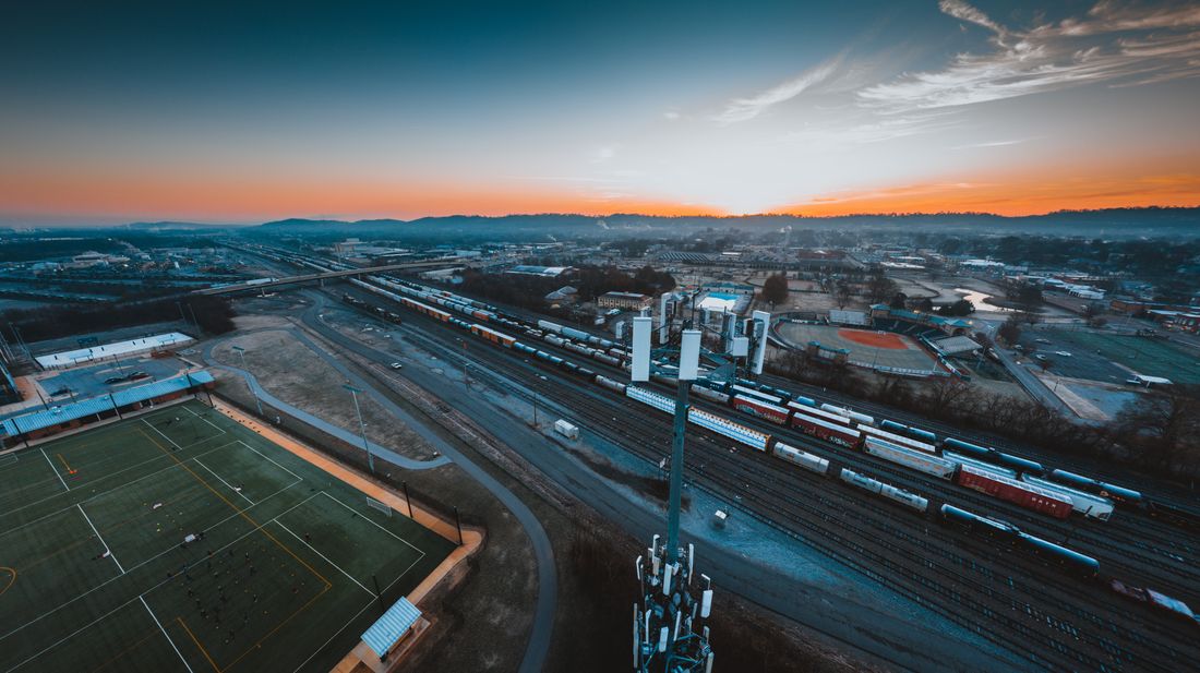 inspeksi tower drone
