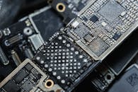 Close-Up Shot of a Chip